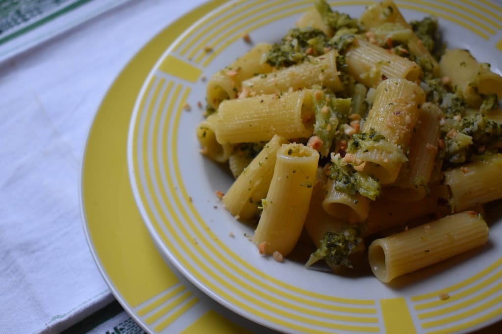 rigatoni gorgonzola e broccoli