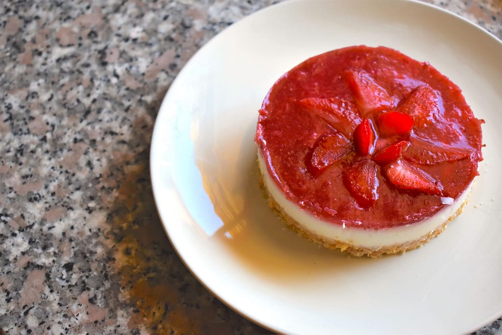 mini cheesecake alle fragole