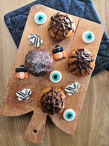 muffin alla zucca di Halloween