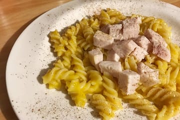 pasta mango e pesce spada