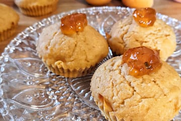 muffin all'albicocca
