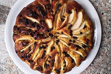 torta pere, ricotta e cioccolato