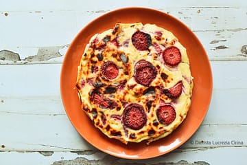 ricotta al forno con fragole
