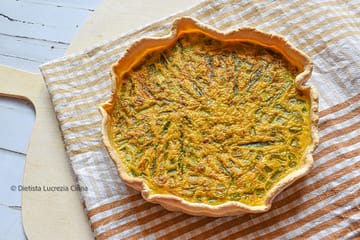 quiche agli asparagi leggera