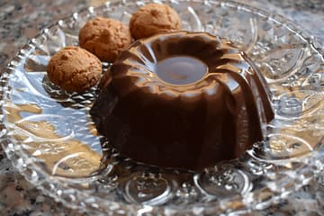 budino al cioccolato con latte di mandorla