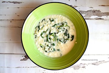 risotto stracchino e rucola