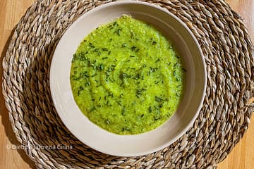 vellutata di zucchine