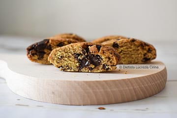 cantuccini leggeri al cioccolato