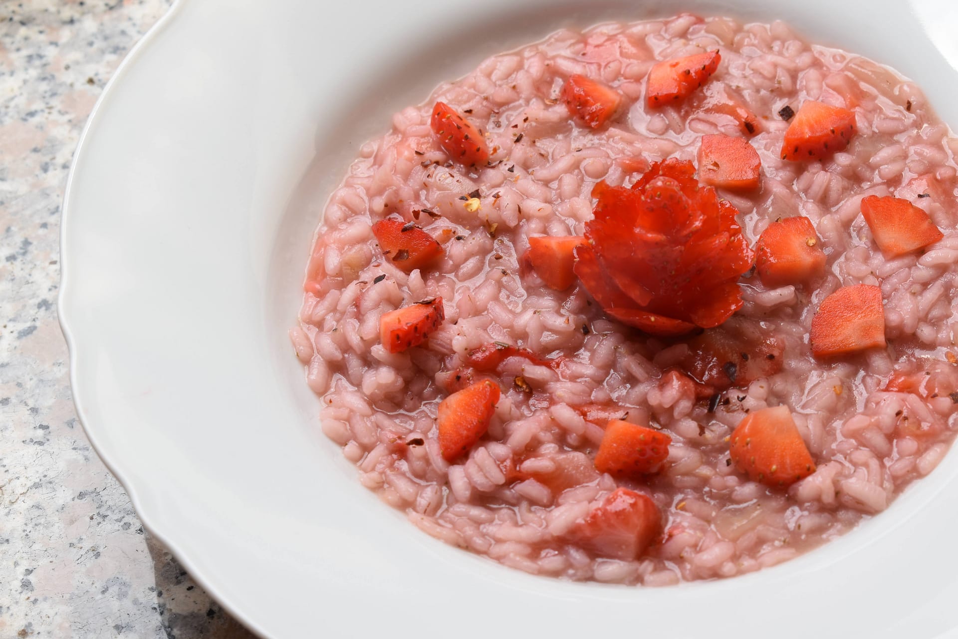Risotto alle fragole Risotto alle fragole